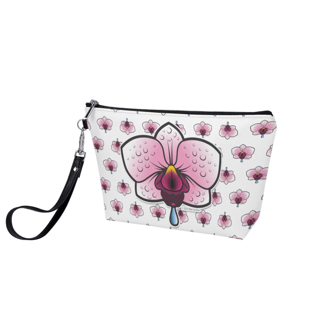 Personal Hand Bag Wet Orchid Logo